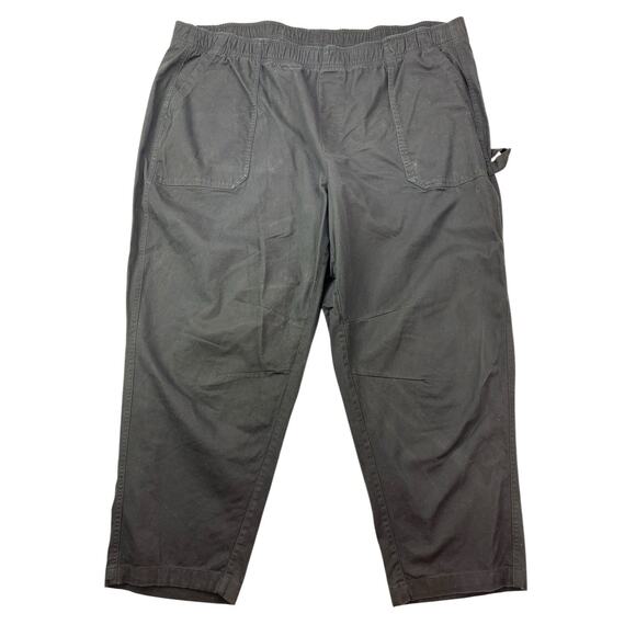 Old Navy Women's 3X Straight Comfort Waistband High Rise Black Pull-On Pants - Picture 11 of 16